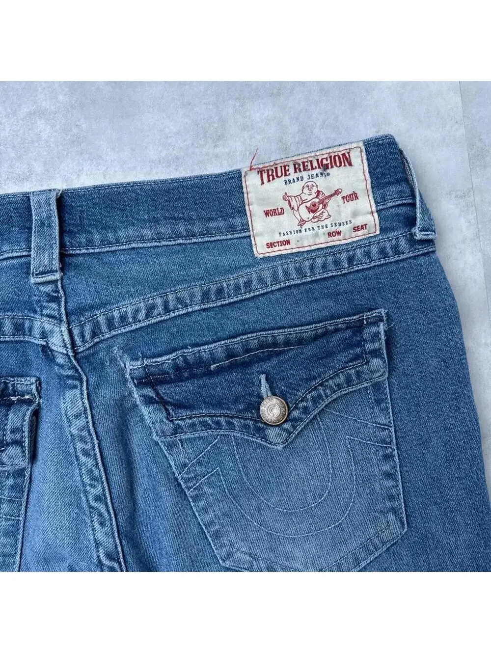 Y2K True Religion 00s Geno Relaxed Slim Denim Vintage Jeans